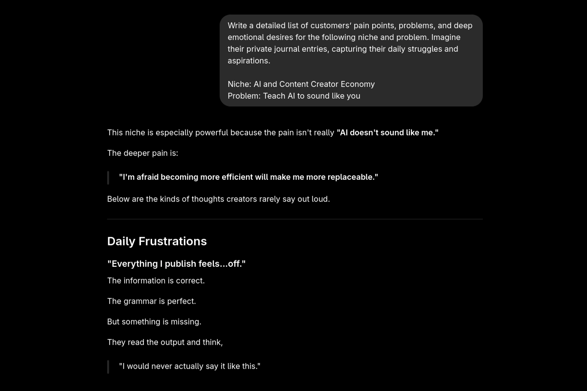 ChatGPT Customer Painpoints