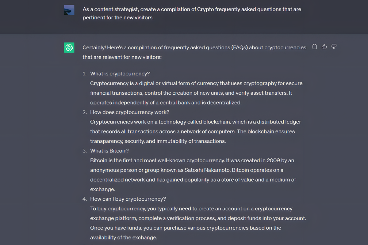 ChatGPT FAQ