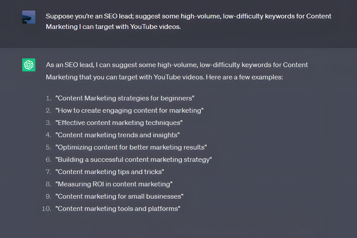 ChatGPT SEO Lead