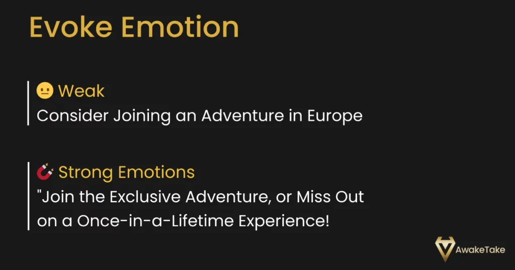evoke emotions headline examples